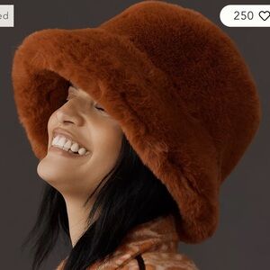 By Anthropologie Fuzzy Bucket Hat